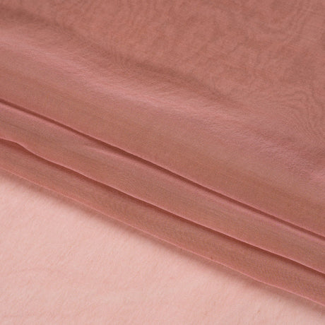 Chiffon-Like Silk Voile - Rose and Brown Iridescent - Adelaide Collection