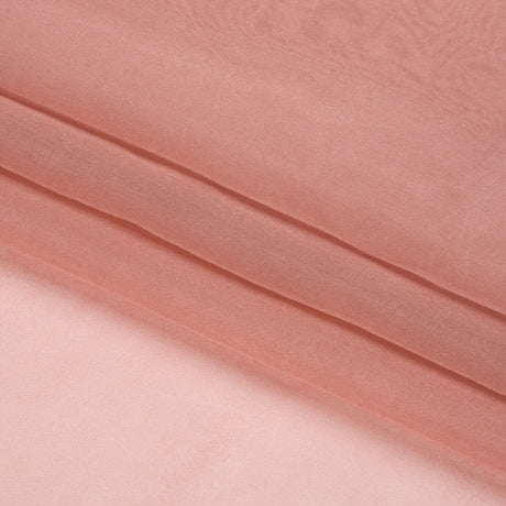 Chiffon-Like Silk Voile - Dark Rose Iridescent - Adelaide Collection