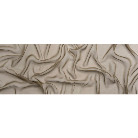 Chiffon-Like Silk Voile - Mole - Adelaide Collection