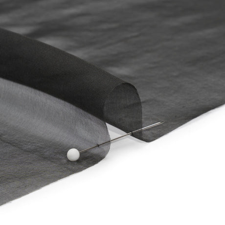 Chiffon-Like Silk Voile - Black - Adelaide Collection