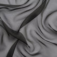 Chiffon-Like Silk Voile - Black - Adelaide Collection