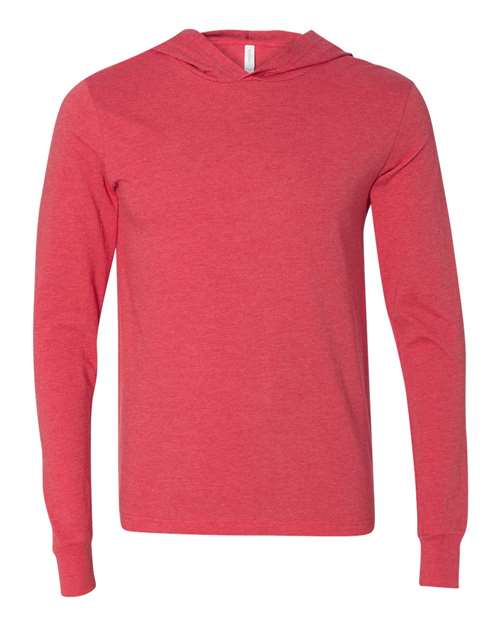 BELLA + CANVAS Unisex Jersey Hooded Long Sleeve Tee