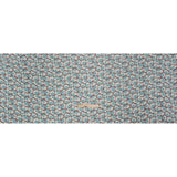 Teal, White and Burgundy Sprinkled Treats Silk Chiffon