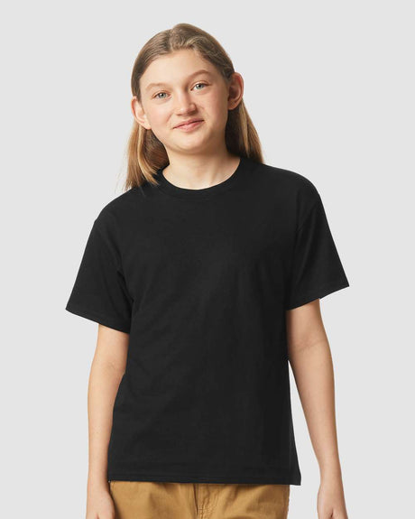 Gildan Youth Softstyle CVC Tee | Lightweight Crew Shirt