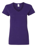 Camiseta de algodón con cuello en V para mujer Gildan | Camiseta de ajuste clásico suave