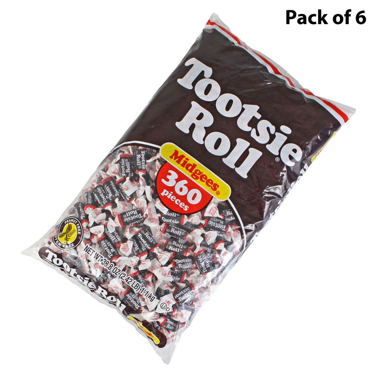 Tootsie Rolls Candy - A Tasty Treat | Individually wrapped-360 pieces per unit