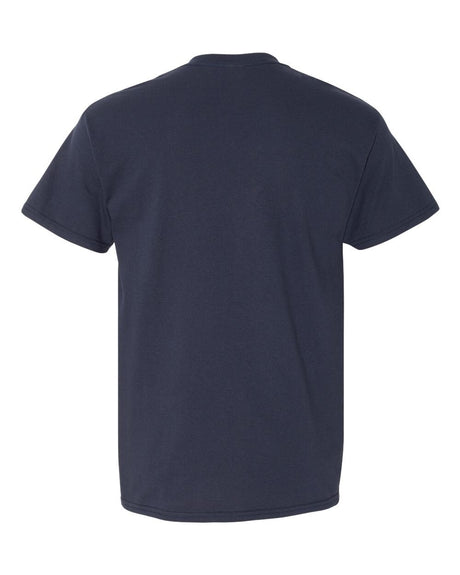 Gildan Heavy Cotton Crewneck Short Sleeve Pocket T-Shirt – Unisex Cotton Tee