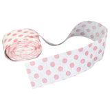 Polka Dot Streamer Roll - Pink - 30 Feet long by 2 inches wide | Polybagged with header