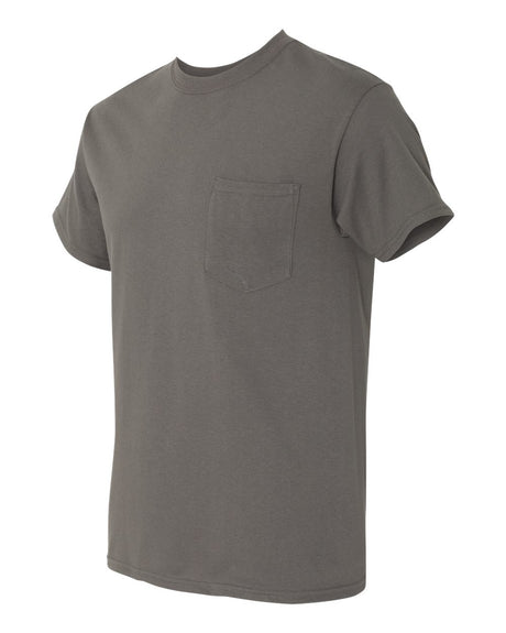 Gildan Heavy Cotton Crewneck Short Sleeve Pocket T-Shirt – Unisex Cotton Tee