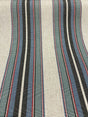 PK Lifestyle Yucatan Stripe Linen Blend Fabric - Marina Blue, Yarn Dyed Stripes, 54" Width (1 Yard)