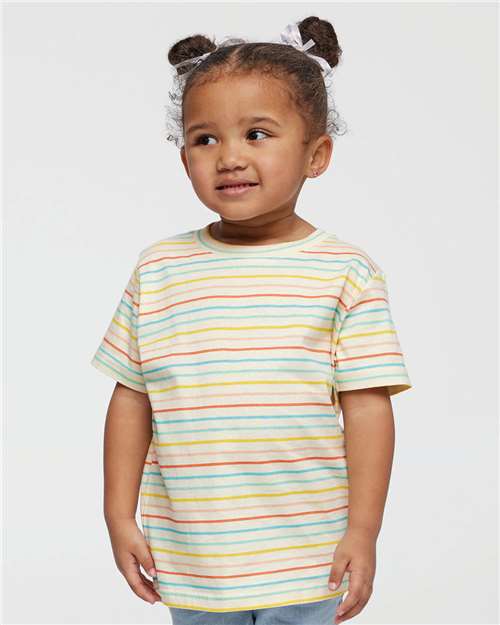 RADYAN® Toddler Fine Jersey Crewneck Short Sleeve Tee - 3321