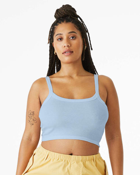 BELLA + CANVAS® Women's Micro Rib Spaghetti Strap Tank Top