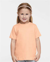 RADYAN® Toddler Fine Jersey Crewneck Short Sleeve Tee - 3321