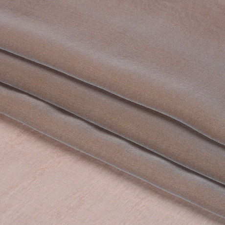 Copper and Bluish Silver Two-Tone Silk Chiffon