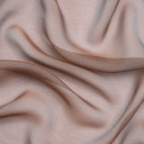 Copper and Bluish Silver Two-Tone Silk Chiffon