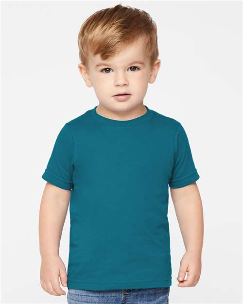 RADYAN® Toddler Fine Jersey Crewneck Short Sleeve Tee - 3321