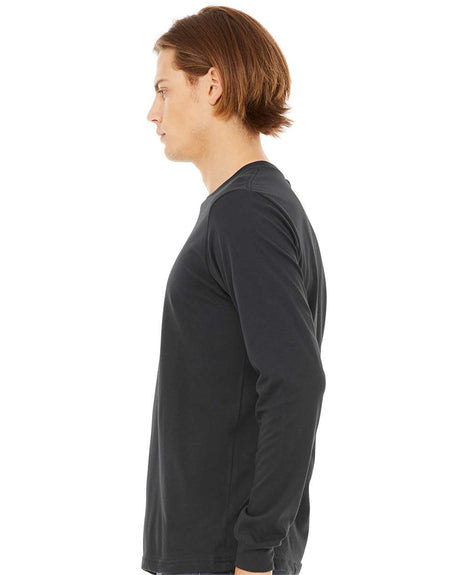 Image 1: Bella Canvas Unisex Jersey Long Sleeve TeeImage 2: Soft jersey fabric long sleeve shirtImage 3: Premium unisex Bella Canvas apparelImage 4: Blank long sleeve tee for printingImage 5: Lightweight casual layering shirtImage 6: Comfortable everyday jersey tee