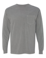 Comfort Colors® Unisex Garment-Dyed Heavyweight Long Sleeve Pocket T-Shirt