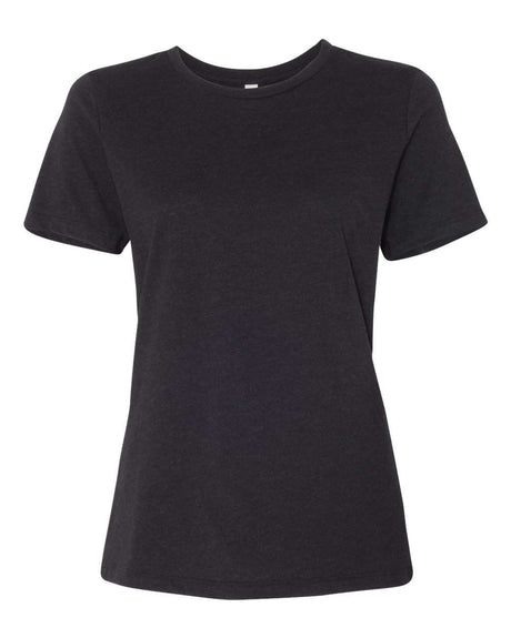 BELLA + CANVAS® Women's Relaxed Fit Heather CVC Crewneck Tee
