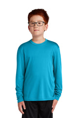 Sport-Tek® Crewneck Long Sleeve T-Shirt for Youth