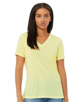 BELLA + CANVAS® Women's Relaxed Triblend Short Sleeve V-Neck T-Shirt