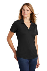 Sport-Tek® Women's PosiCharge Tri-Blend Wicking Collared Short Sleeve Polo