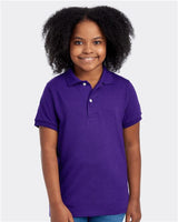Jerzees® Youth Dri-Power Polo - Comfortable & Sustainable 50/50 Cotton/Polyester