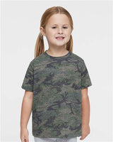 RADYAN® Toddler Fine Jersey Crewneck Short Sleeve Tee - 3321