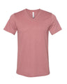 BELLA + CANVAS® Heather CVC Short Sleeve V-Neck Tee