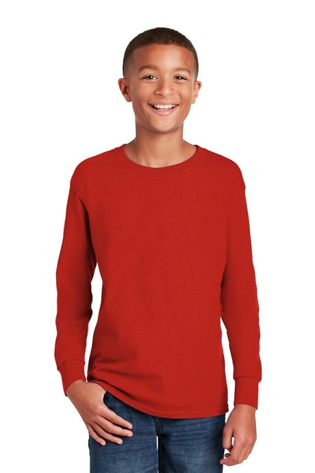 Gildan Youth Heavy Cotton Long Sleeve T-Shirt | Classic Cotton Tee