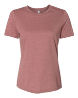 BELLA + CANVAS® Women's Relaxed Fit Heather CVC Crewneck Tee