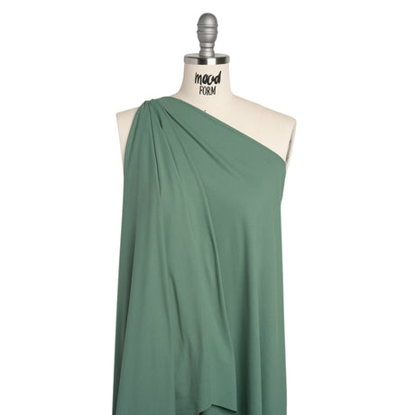Stretch Polyester Jersey - Dark Seafoam