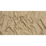 Vertical Ribs Creped Stretch Cotton Dobby - Beige