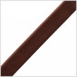0.875" Brown Nylon Velvet Ribbon