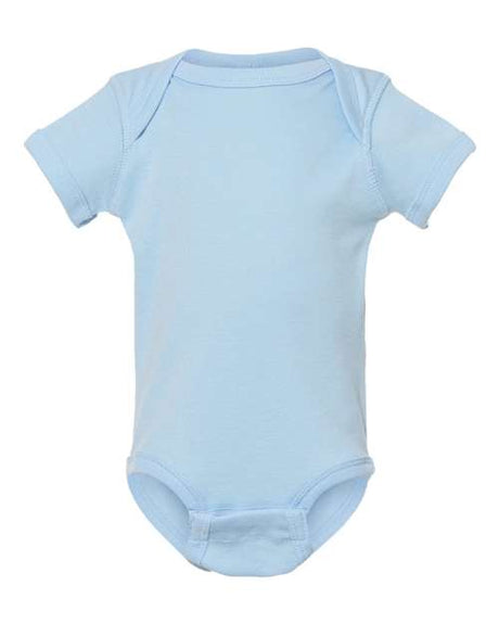 RADYAN® Infant Baby Rib Crewneck Short Sleeve Bodysuit