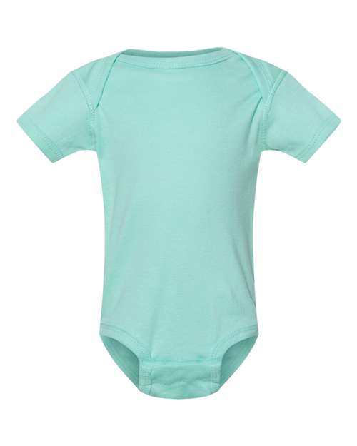 RADYAN® Infant Short Sleeve Baby Rib Bodysuit