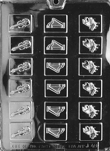 Musical Mints Chocolate Mold - LPJ048