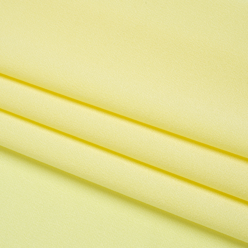 Alex Perry Pastel Yellow Crepe Back Satin