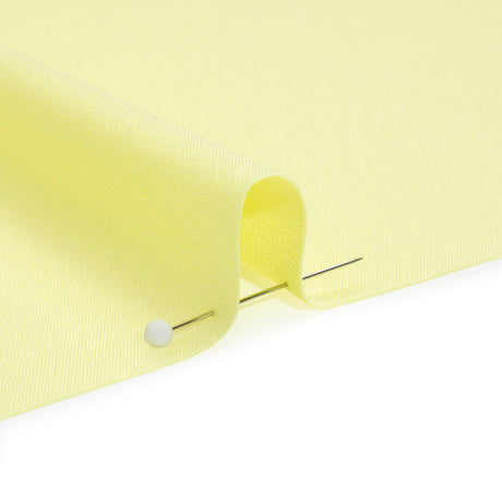Alex Perry Pastel Yellow Crepe Back Satin