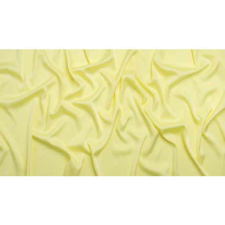 Alex Perry Pastel Yellow Crepe Back Satin