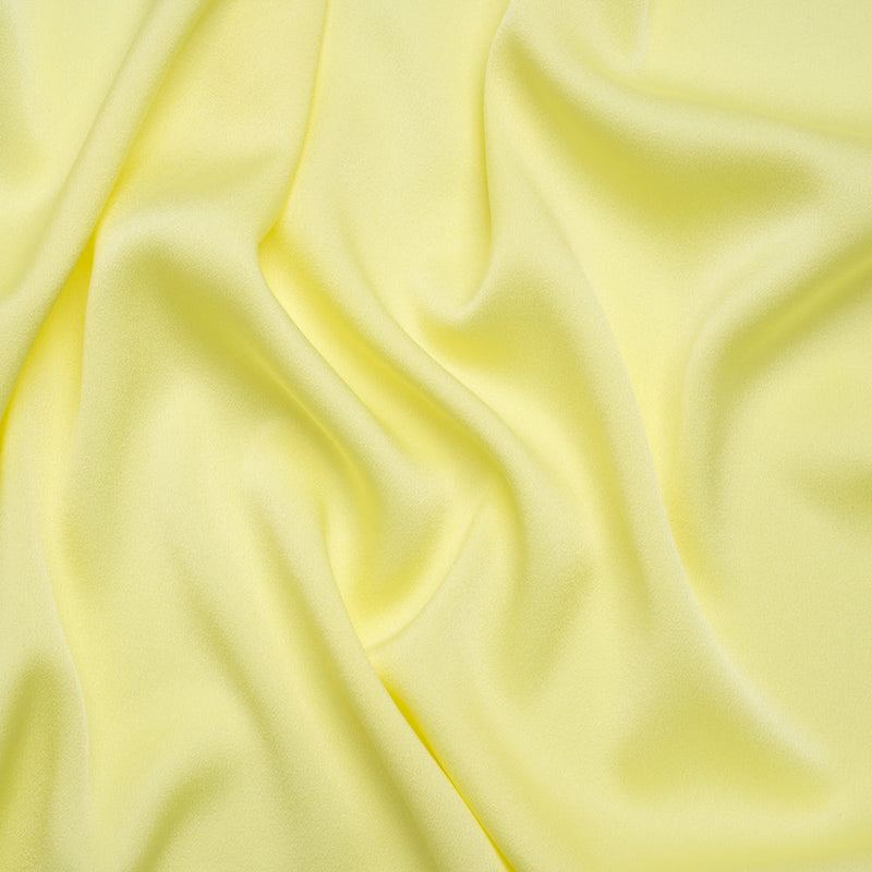 Alex Perry Pastel Yellow Crepe Back Satin
