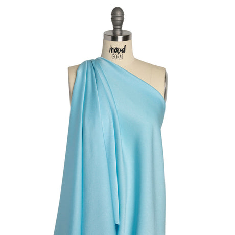 Alex Perry Soft Blue Crepe Back Satin