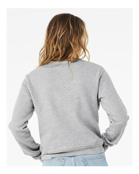 BELLA CANVAS women's fleece crewneck sweatshirt