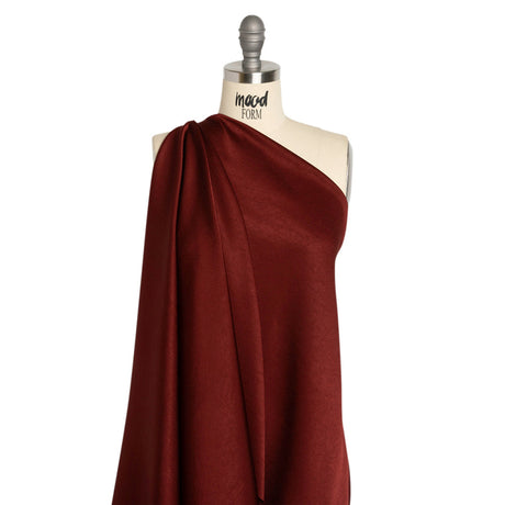 Alex Perry Bordeaux Crepe Back Satin