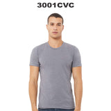BELLA + CANVAS® Crewneck Short Sleeve CVC Jersey Tee
