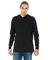 BELLA + CANVAS® Jersey Hooded Long Sleeve Tee