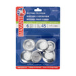Maxant Covered Button Refills Size 45 - 6ct
