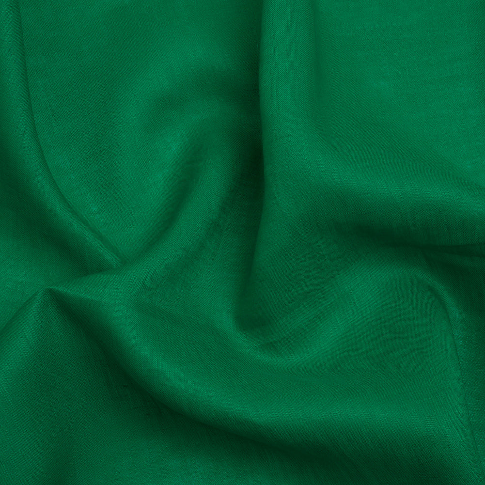 Famous Australian Designer Kelly Green Lightweight Linen Woven