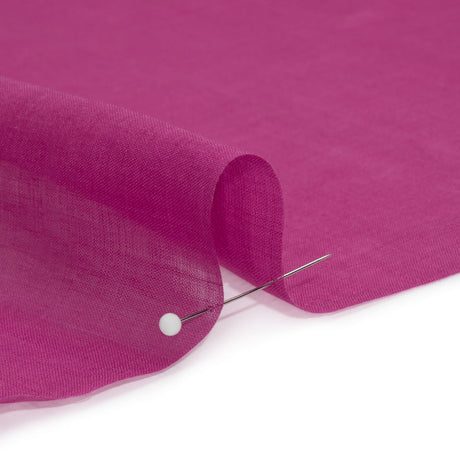 Famous Australian Designer Fuchsia Lightweight Ramie Woven