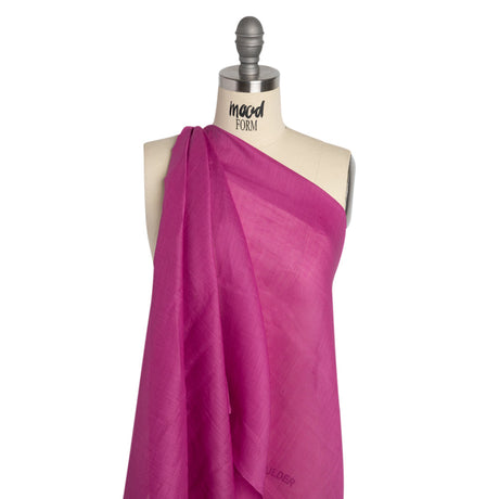 Famous Australian Designer Fuchsia Lightweight Ramie Woven